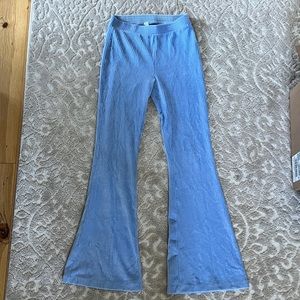 Aerie Flare Velour Corduroy Pants
